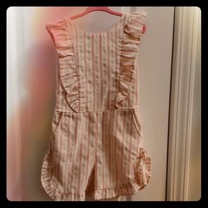 Rose gold jumper(shorts- not a dress)